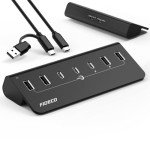 FIDECO 7-Port USB Hub with Fast Charging