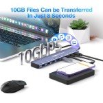 VEMONT 7-in-1 USB-C Hub with 100W Charging