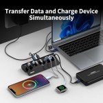 FIDECO 7-Port USB Hub with Fast Charging