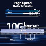 VEMONT 7-in-1 USB-C Hub with 100W Charging