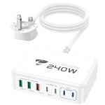 240W 7-Port USB-C Fast Charging Station