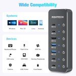 7-Port USB-C Hub with Fast Data Ports