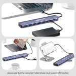 VEMONT 7-in-1 USB-C Hub with 100W Charging