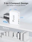 240W 7-Port USB-C Fast Charging Station