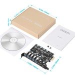 7-Port PCI-E USB Expansion Card with USB-C/A