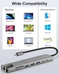 8-in-1 USB C Hub with 4K HDMI Output