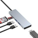 5-in-1 USB-C Hub with HDMI and Card Reader