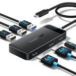Lemorele 6-in-1 USB-C Dual Monitor Docking Hub