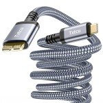 USB C to Micro B Cable 1M, Nylon Braided