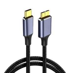 USB-C to Micro B Cable, 0.5m Nylon Braided