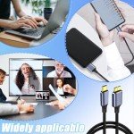 USB C to Micro B Cable, 0.5m Nylon Braided