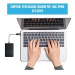 500GB Ultra Slim USB-C Portable Hard Drive