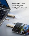 Lexar D40E 256GB Dual USB-C Flash Drive