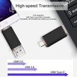 64GB Metal USB 3.0 Flash Drive for Data Storage