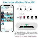 USB C SD Card Reader for iPhone and MacBook