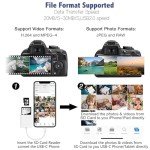 USB C SD Card Reader for iPhone and MacBook