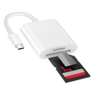 USB-C SD Card Reader for iPhone and iPad