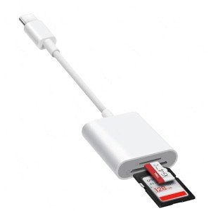 USB-C SD Card Reader for iPhone and Mac