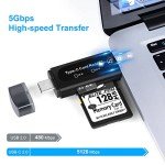 AIYEEN 4-in-1 USB-C SD Card Reader