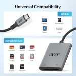 Acer USB-C Dual Slot SD Card Reader