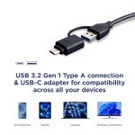 4-in-1 USB-C Memory Card Reader for All Devices