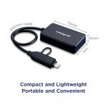 4-in-1 USB-C Memory Card Reader for All Devices