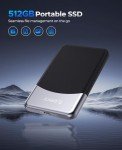 ORICO 512GB Portable SSD with USB-C Cable