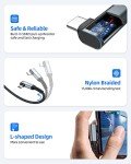 Right Angle USB A to C CarPlay Data Cable