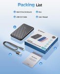 ORICO 2.5 Inch USB-C Hard Drive Enclosure