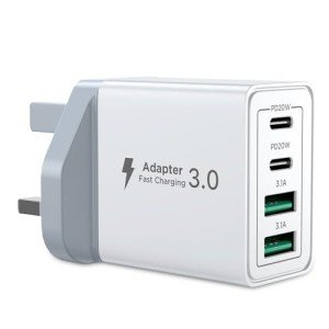 40W 4-Port USB-C Fast Charger Adapter
