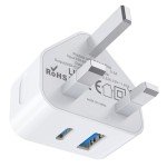 20W Fast Charge USB-C Wall Adapter UK