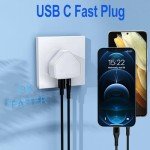 20W Fast Charge USB-C Wall Adapter UK