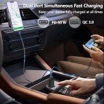 Fast Dual Port USB-C Car Charger 30W