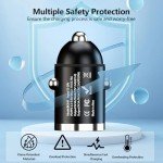 Fast Dual Port USB-C Car Charger 30W