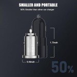 60W Dual USB-C Car Charger with Cables