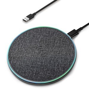 Fast Wireless Charging Pad with USB-C Cable