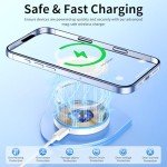 2-Pack 15W Magnetic Wireless Charger with USB-C Cable