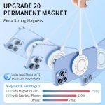 2-Pack 15W Magnetic Wireless Charger with USB-C Cable