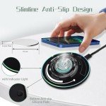Fast Wireless Charging Pad with USB-C Cable