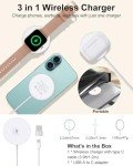 VICHYIE 15W Magnetic Wireless Charger for Apple Devices