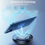 Fast Wireless Charging Pad with USB-C Cable