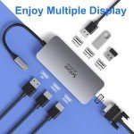 7-in-1 USB-C to Dual HDMI Adapter
