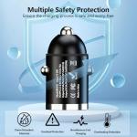 Fast Dual Port USB-C Car Charger 30W