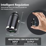 Fast Dual Port USB-C Car Charger 30W