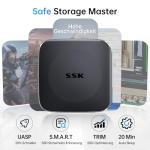 SSK 512GB Portable External SSD with USB-C Cable