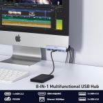 BENFEI 8-in-1 USB-C Hub with HDMI and Ethernet