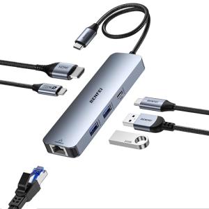 BENFEI 6-in-1 USB-C Hub with HDMI and Ethernet