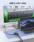 BENFEI 6-in-1 USB-C Hub with HDMI and Ethernet