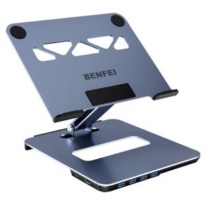 BENFEI USB-C Laptop Stand with 6-in-1 Hub