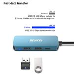 BENFEI 4-in-1 USB-C Hub with 4K HDMI